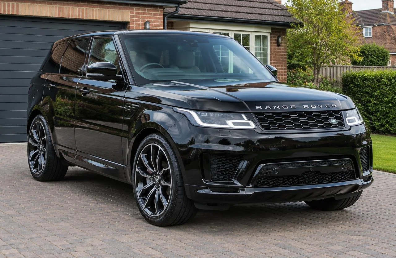 After: clean black Range Rover exterior